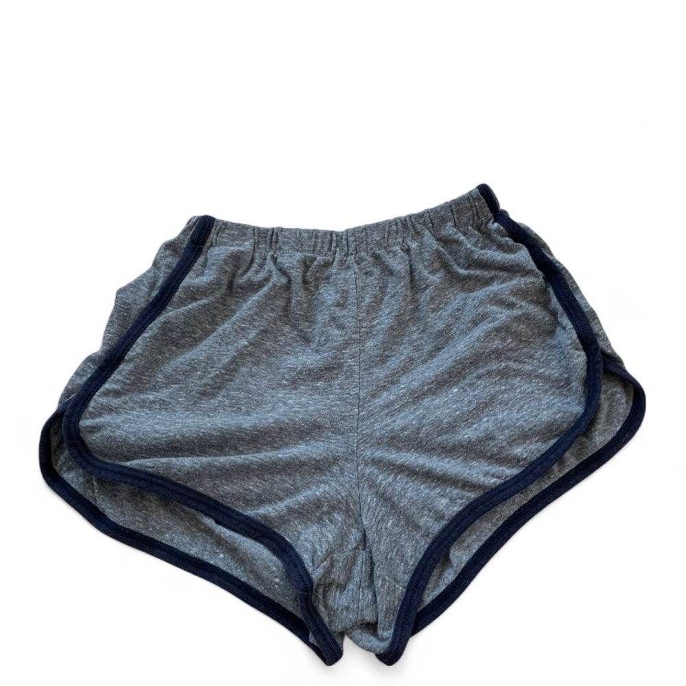 Brandy Melville heathered grey & navy track shorts